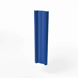 Штакетник оцинкованный с полимерным покрытием 0,5х100мм M-образный прямой RAL 5005