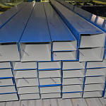 Карнизная планка RAL 5005 оцинкованная c порошковым покрытием 0,45мм полиуретан