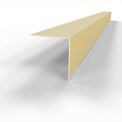 Планка внутреннего угла RAL 1015 оцинкованная c полимерным покрытием 0,45 мм