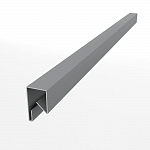 Планка П-образная для забора оцинкованная с порошковым покрытием 0,45мм ширина более 625 мм RAL 7004