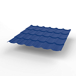 Металлочерепица Монтеррей классик оцинкованная с полимерным покрытием 0.5x1180мм  RAL 5005