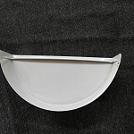 Заглушка желоба водосточного оцинкованная с порошковым покрытием ф130мм все цвета RAL