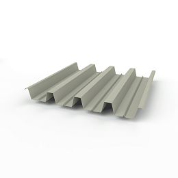 Профнастил Н60 (RAL 7032) 0,6х845мм оцинкованный, с полимерным покрытием (Полиэстер)