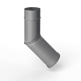 Колено водосточное оцинкованное порошок ф220мм RAL 9022