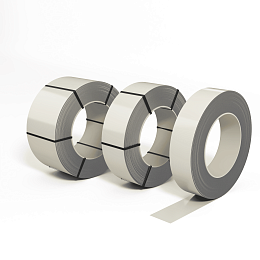 Лента оцинкованная (Штрипс) 0,8 мм (RAL 9002) с полимерным покрытием