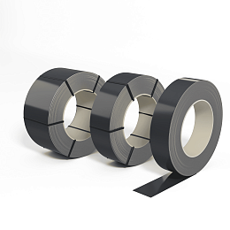 Лента оцинкованная с полимерным покрытием Grand Line Quarzit 0,5мм RAL 7024