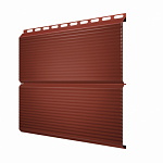 ЭкоБрус 0,345 Gofr 0,45 Drap с пленкой RAL 8004 терракота