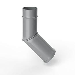 Колено водосточное оцинкованное порошок ф120мм RAL 9023