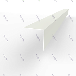 Планка угла внешнего RAL 9010 оцинкованная c порошковым покрытием 0,45мм