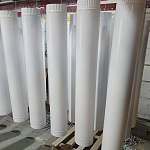 Труба водосточная оцинкованная порошок ф190х1250мм RAL 5023