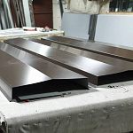 Конек кровельный 0,45 мм RAL 1015 оцинкованный, c полимерным покрытием