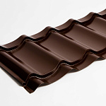 Металлочерепица Монтеррей классик оцинкованная с полимерным покрытием 0.45x1180мм  RR 32