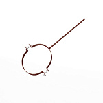 Крепление водосточный трубы сварное оцинкованное порошок ф180х10х250мм RAL 3009