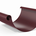 Желоб водосточный оцинкованный с полимерным покрытием Grand Line Optima ф125х84мм RAL 3005