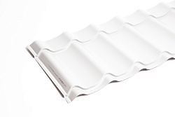 Металлочерепица Монтеррей классик оцинкованная с полимерным покрытием 0.4x1180мм  RAL 9003