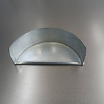 Заглушка желоба водосточного оцинкованная ф110мм