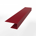 Планка завершающая (RAL 3003) с порошковым покрытием 0,45 мм (ширина более 625 мм)