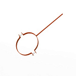 Крепление водосточный трубы сварное оцинкованное порошок ф120х10х250мм RAL 2001