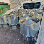 Дефлектор вентиляционный ниппельное соединение ф100мм