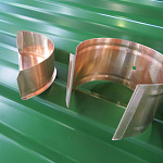 Заглушка желоба водосточного медная ф150мм