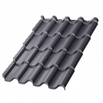 Металлочерепица МП Монтерроса-XL (VikingMP E-20-7024-0,5)