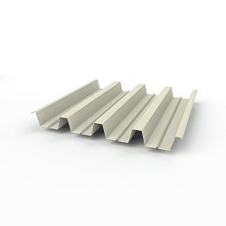 Профнастил Н60 (RAL 1013) 0,5х845мм оцинкованный, с полимерным покрытием (Полиэстер)