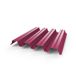 Профнастил Н75 - 0,6 (RAL 4010) с полимерным покрытием (полиэстер)