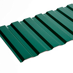 Профнастил С20 - 0,6х1150мм (RAL 6005) оцинкованный, с полимерным покрытием (полиэстер)