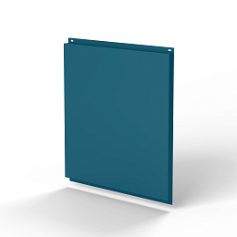 Фасадная металлокассета открытого типа 1,2 мм (RAL 5025) оцинкованная, с порошковым покрытием