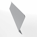 Планка примыкания в штробу для кровли 0,45 мм (RAL 7004) оцинкованная, с порошковым покрытием