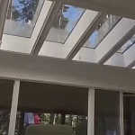 Окно мансардное дерево, лак ручка отсутствует Werso глухое ОС 55*98см