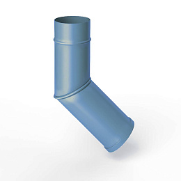 Колено водосточное оцинкованное порошок ф180мм RAL 5024