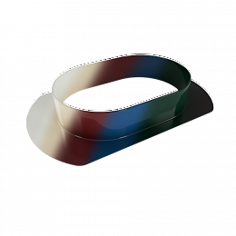 Воронка прямоугольного водосточного желоба с порошковым покрытием все цвета RAL