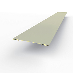 Планка стыковочная RAL 7038 оцинкованная c порошковым покрытием 0,45мм