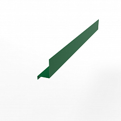 Доборная планка  RAL 6029 оцинкованная с порошковым покрытием 0,45мм