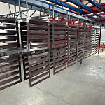 Вентиляционная решетка 900х600 наружная оцинк. порошок 0.45мм все цвета RAL