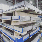 Лист оцинкованный гладкий Металлпрофиль 0,9х1250мм