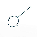 Крепление водосточный трубы сварное оцинкованное порошок ф90х10х250мм RAL 5020