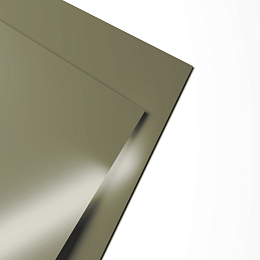 Лист оцинкованный 0,5х1250мм (RAL 7002) с полимерным покрытием (полиэстер)