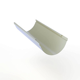 Желоб водосточный оцинкованный порошок ф150х2000мм RAL 7035