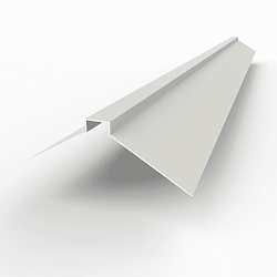 Конек фигурный 0,45 мм RAL 9002 оцинкованный, с порошковым покрытием