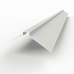 Конек фигурный 0,45 мм RAL 9002 оцинкованный, с порошковым покрытием