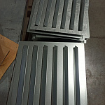 Вентиляционная решетка 400х200 наружная оцинкованная 0.7мм