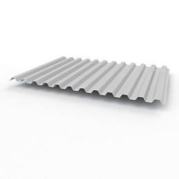 Профнастил С21 0,45х1051мм (RAL 7047) оцинкованный, с полимерным покрытием (полиэстер)