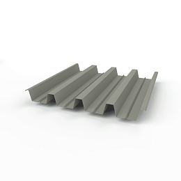 Профнастил Н60 (RAL 7030) 0,6х845мм оцинкованный, с полимерным покрытием (Полиэстер)