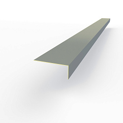 Лобовая планка (RAL 7046) оцинкованная, с порошковым покрытием 0,45 мм