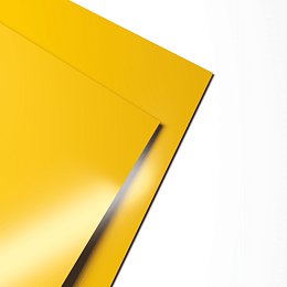 Лист оцинкованный 0,25х1250мм (RAL 1003) с полимерным покрытием (Полиэстер)