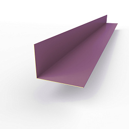 Планка угла внутренняя RAL 4001 оцинкованная c порошковым покрытием 0,45мм