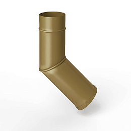 Колено водосточное оцинкованное порошок ф220мм RAL 8000