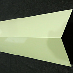 Конек кровельный 0,45 мм RAL 3005 оцинкованный, c полимерным покрытием